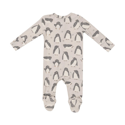 Penguin Pals 2 Way Zipper Ruffle Footie