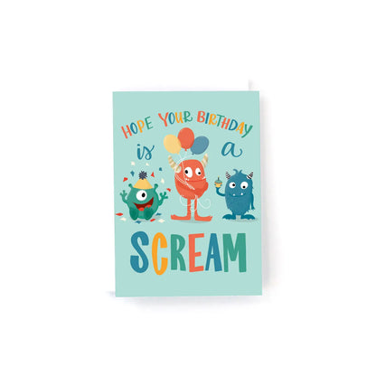 Hope Your Birthday Is A Scream! MINI Greeting Card