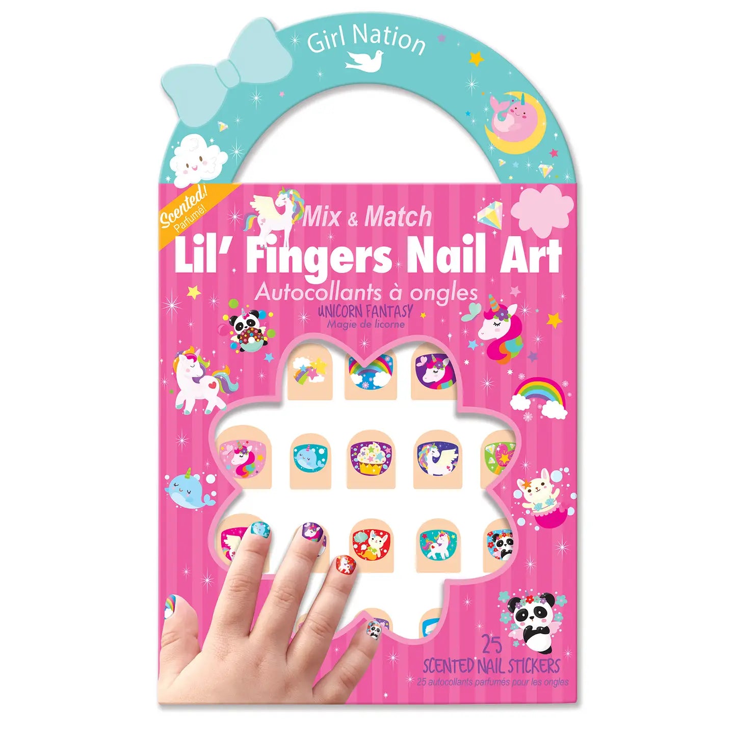 Lil' Fingers Nail Art- Unicorn Fantasy