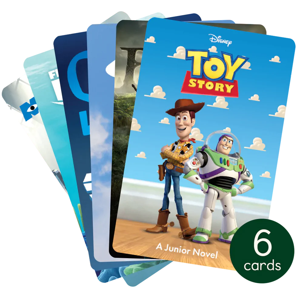 Pixar Audio Collection - 6 Audiobook Cards