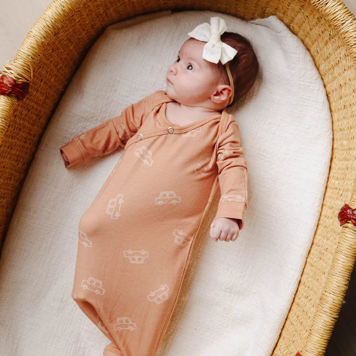 Cooper Newborn Knotted Gown