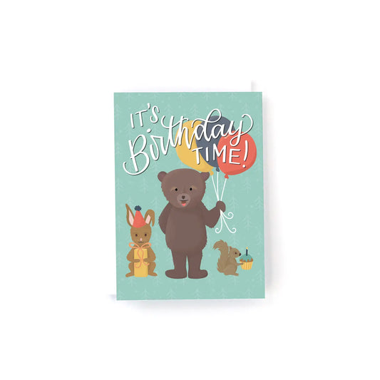 It's Birthday Time!  MINI Greeting Card