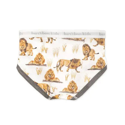 Happy Herbivores & Lions Boys Underwear - Set of 5