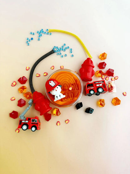 Fire Station (Cherry Mango) Kiddough Play Kit