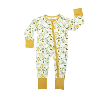 Bee Bamboo Convertible Baby Pajamas