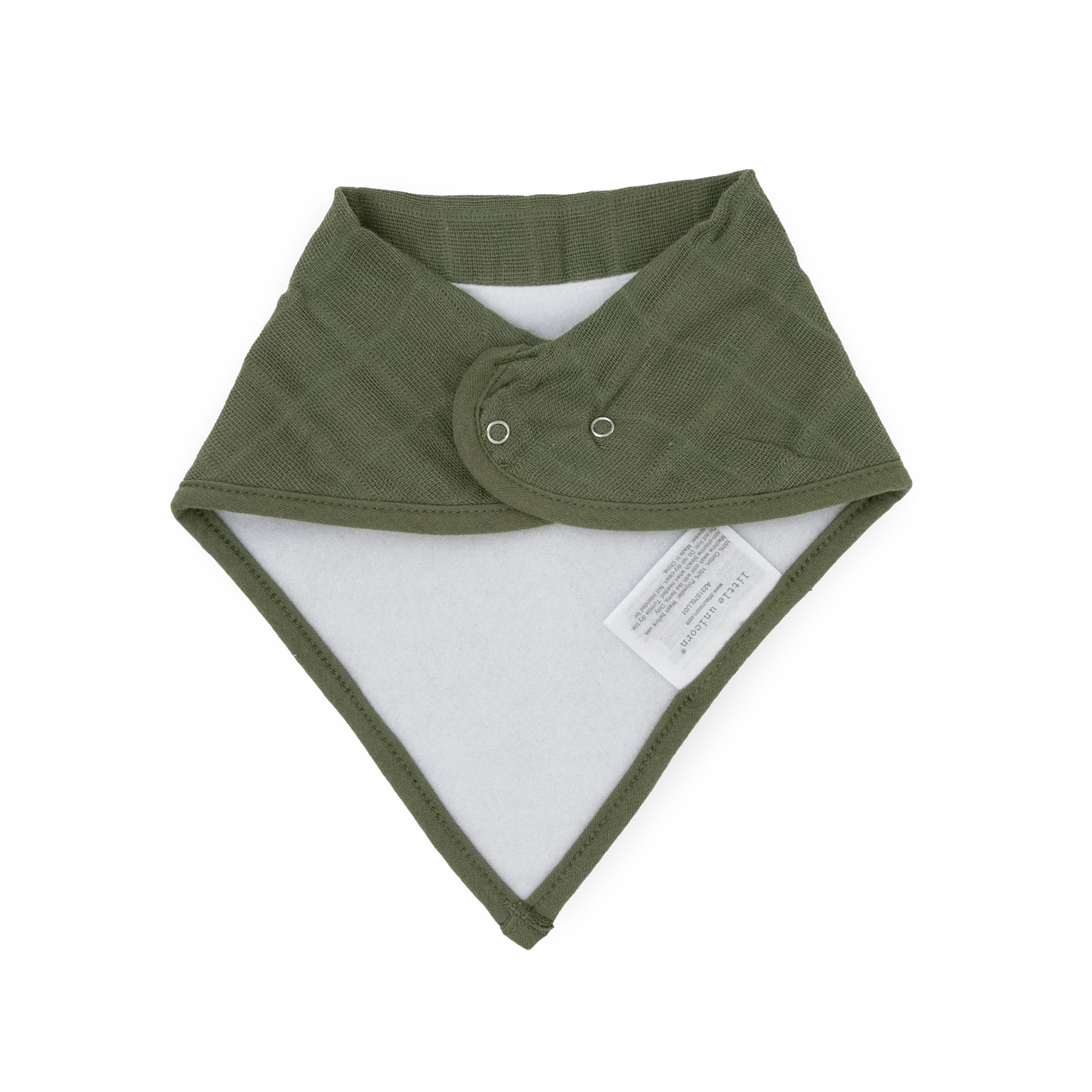 Cotton Muslin + Fleece Bandana Bib 4 Pack - Pressed Petals