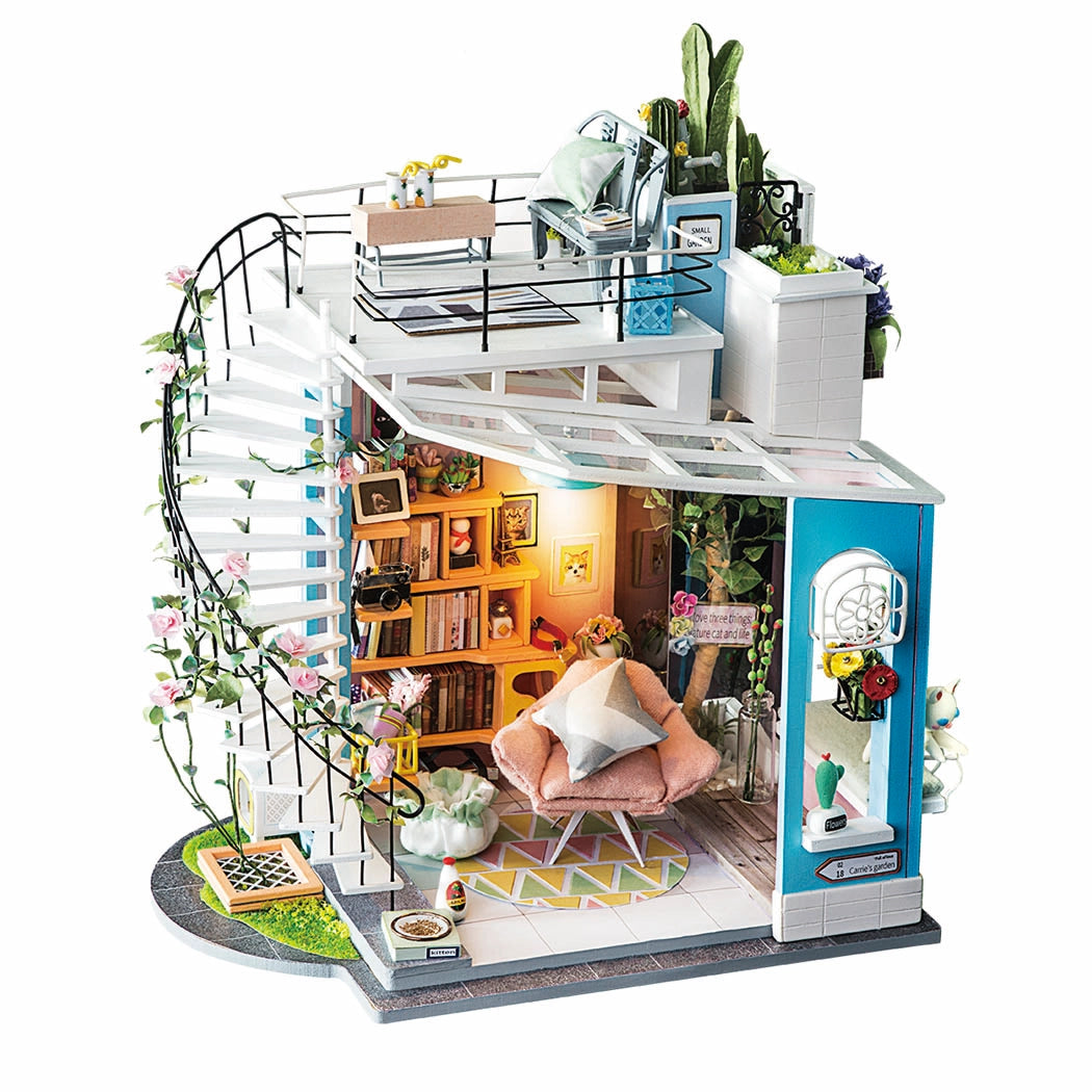 Dora's Loft DG12 Diy Mini House Duplex Apartment