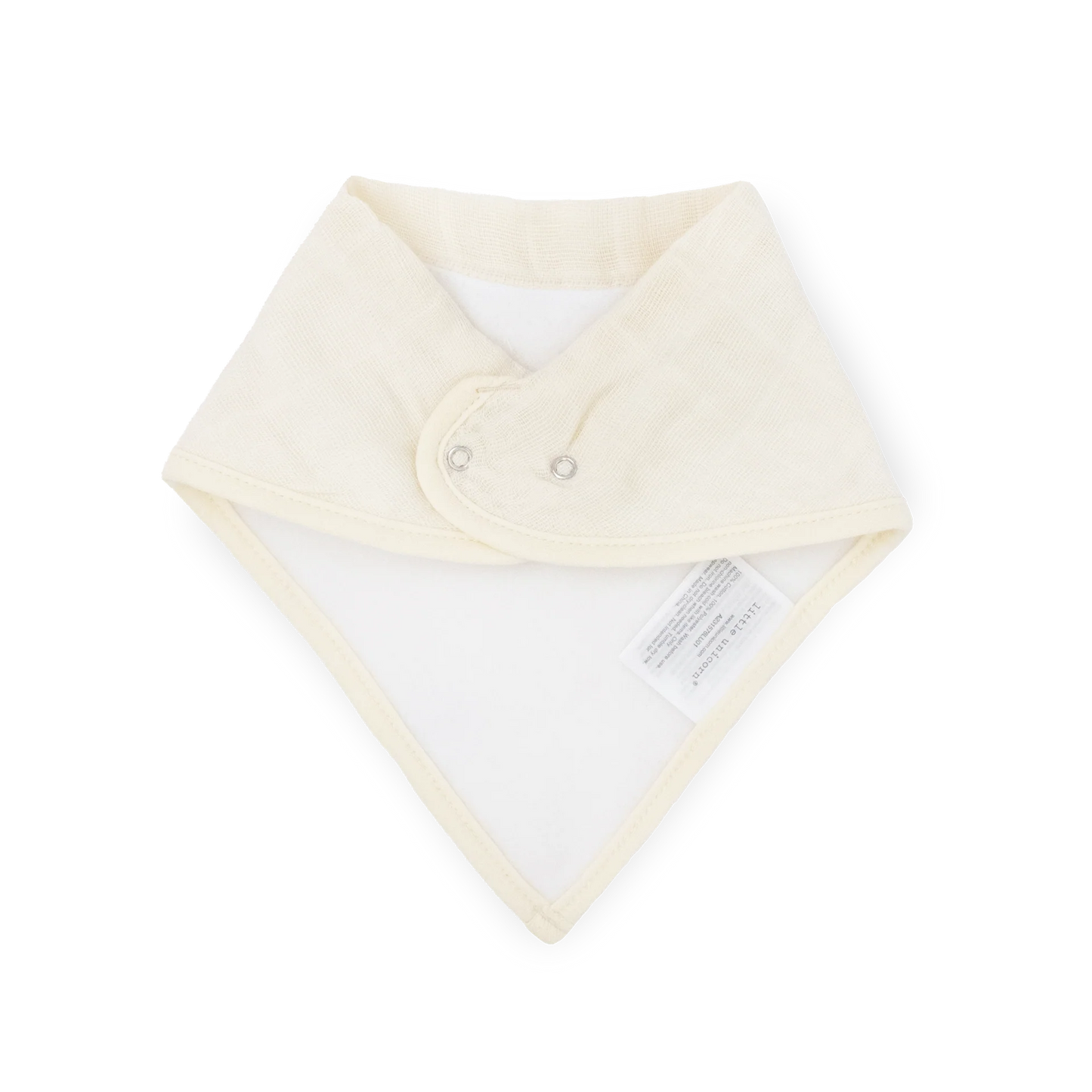 Cotton Muslin + Fleece Bandana Bib 4 Pack - Pressed Petals