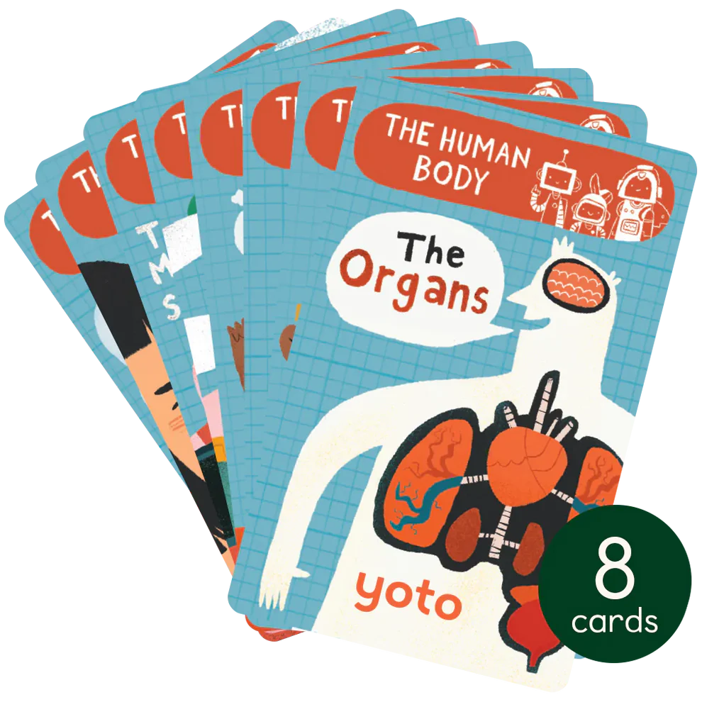 BrainBots: The Human Body - 8 Audiobook Cards