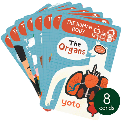 BrainBots: The Human Body - 8 Audiobook Cards