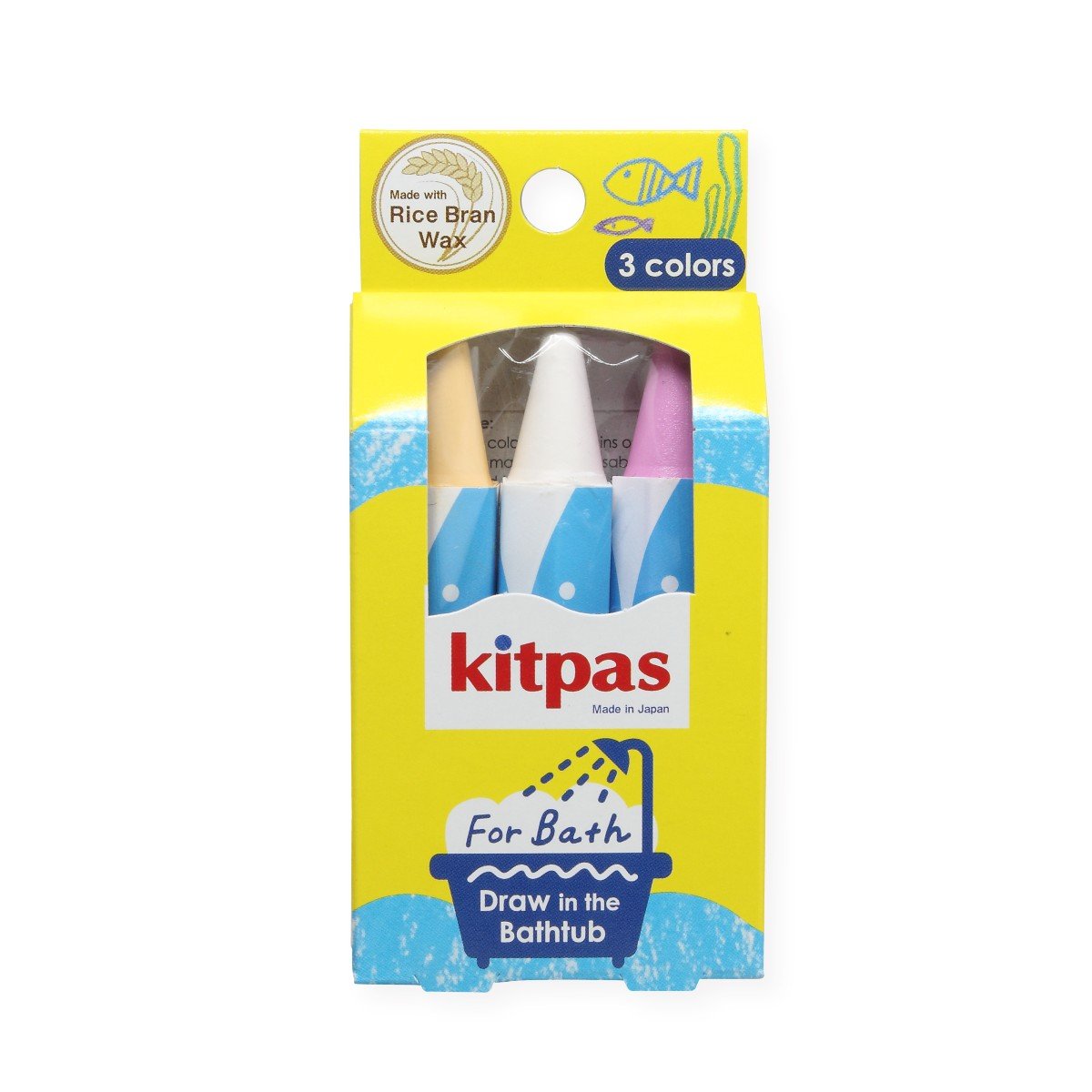 Kitpas Bath Crayons 3 Colors - Shell