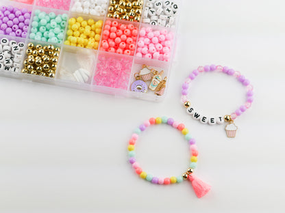 Sweet Treat Diy Stretchy Bracelet Craft Kit Candy Shop Gift