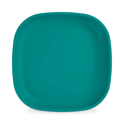 9" Flat Plate, Larger Size Teal RePlay Lil Tulips