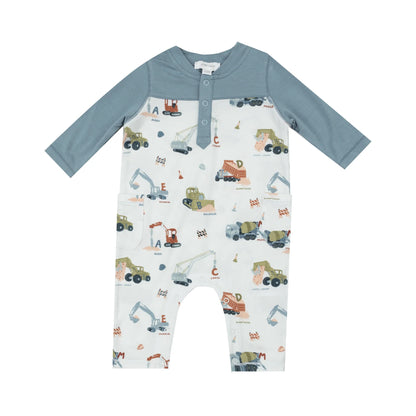 Construction Alphabet - Raglan Romper