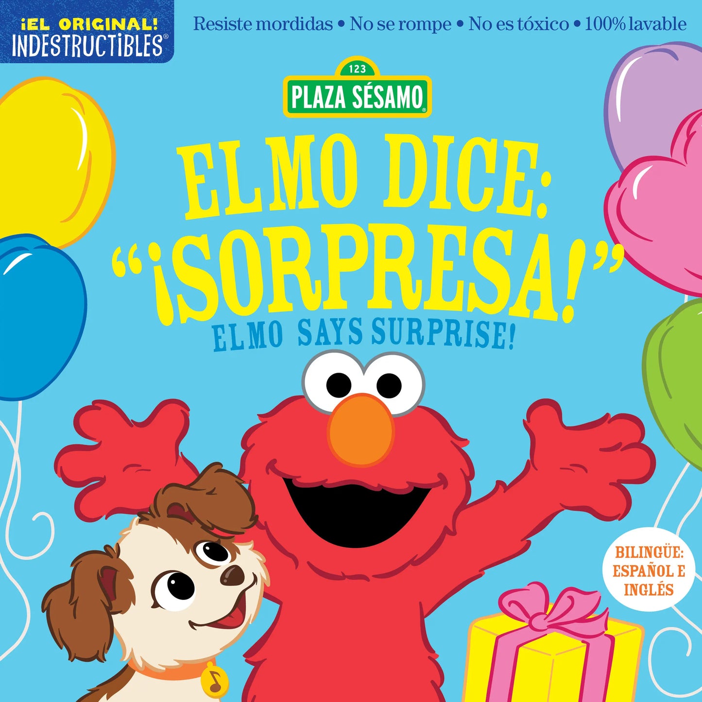 Indestructibles: Sesame Street: Bilingual English/Spanish Elmo  ¡Sorpresa!