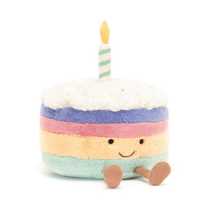 Amuseables Rainbow Birthday Cake Large