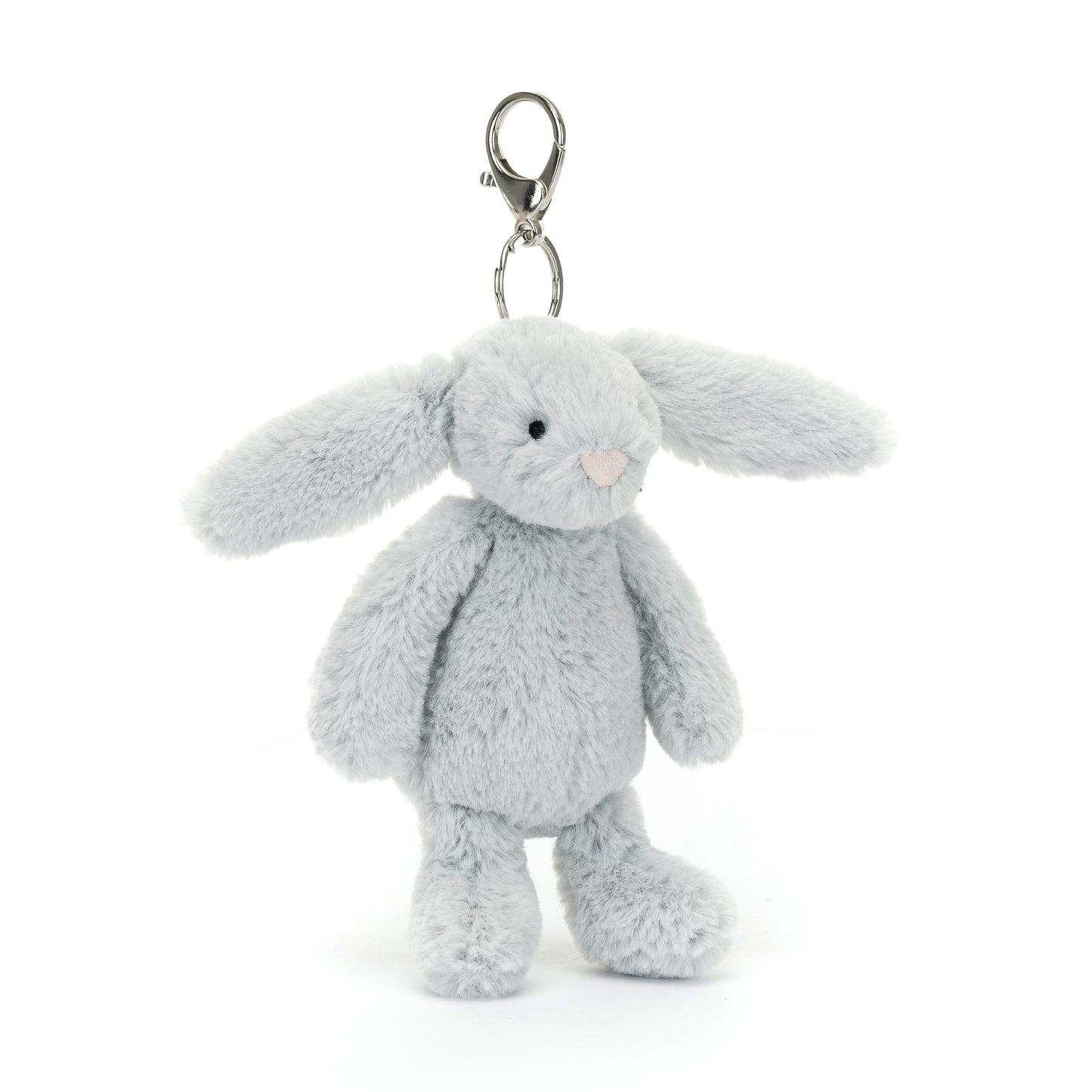 Bashful Silver (Grey) Bunny Bag Charm