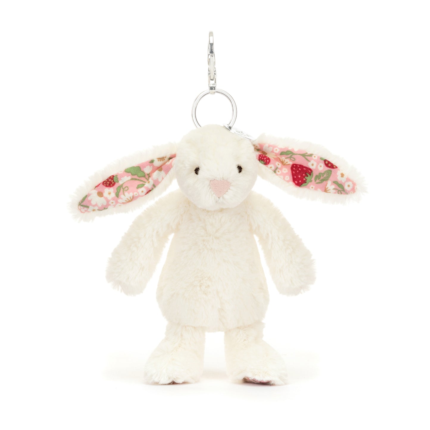 Blossom Cream Bunny 'Berry' Bag Charm