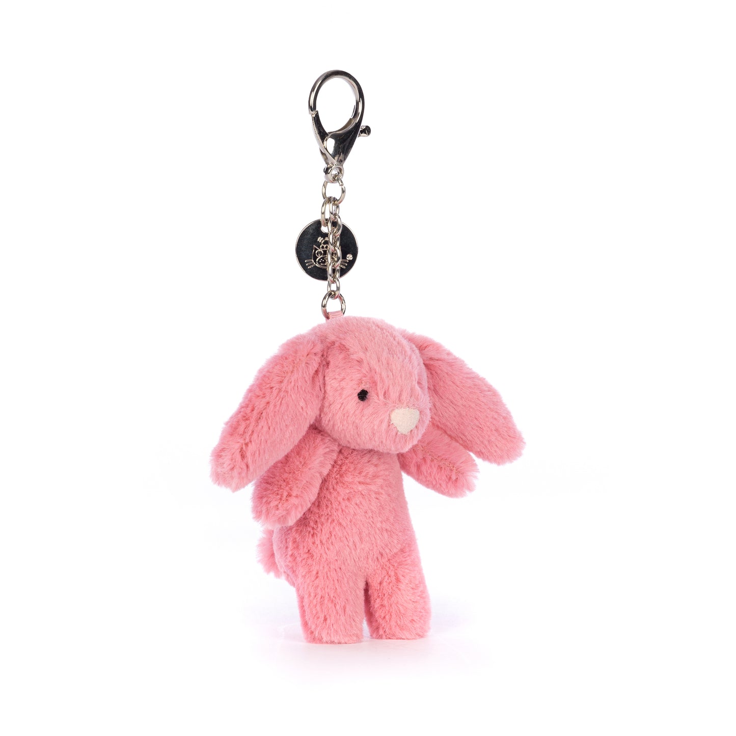 Bashful Bunny Pink Bag Charm