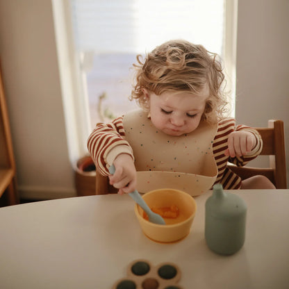 Silicone Feeding Spoons (Powder Blue) 2-Pack