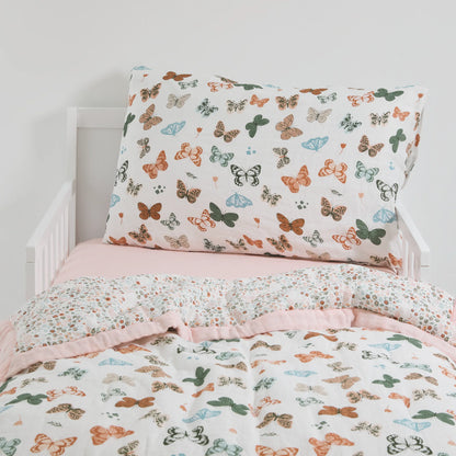 Toddler Bedding 3 Piece Set - Butterflies