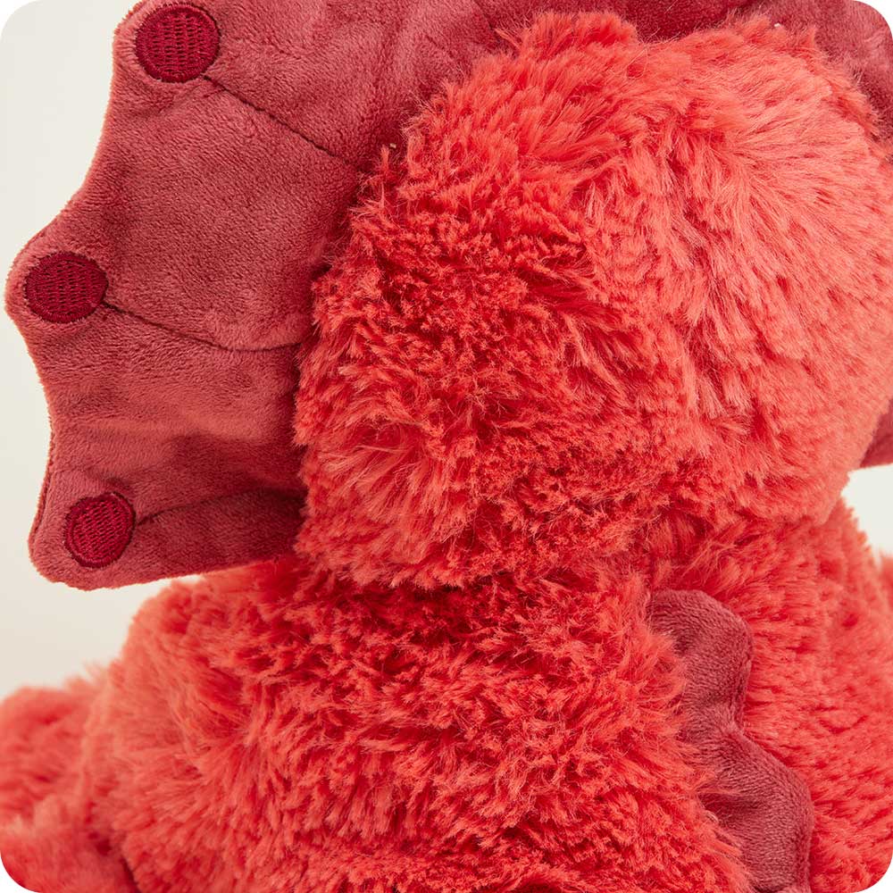 Red Triceratops Warmies