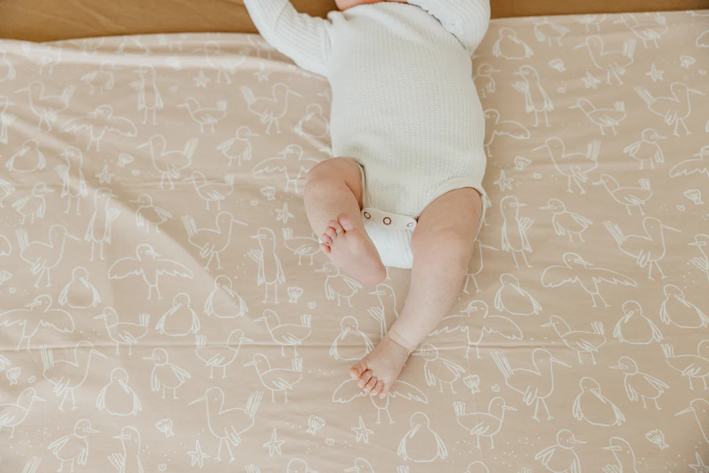 Sandy Knit Swaddle Blanket