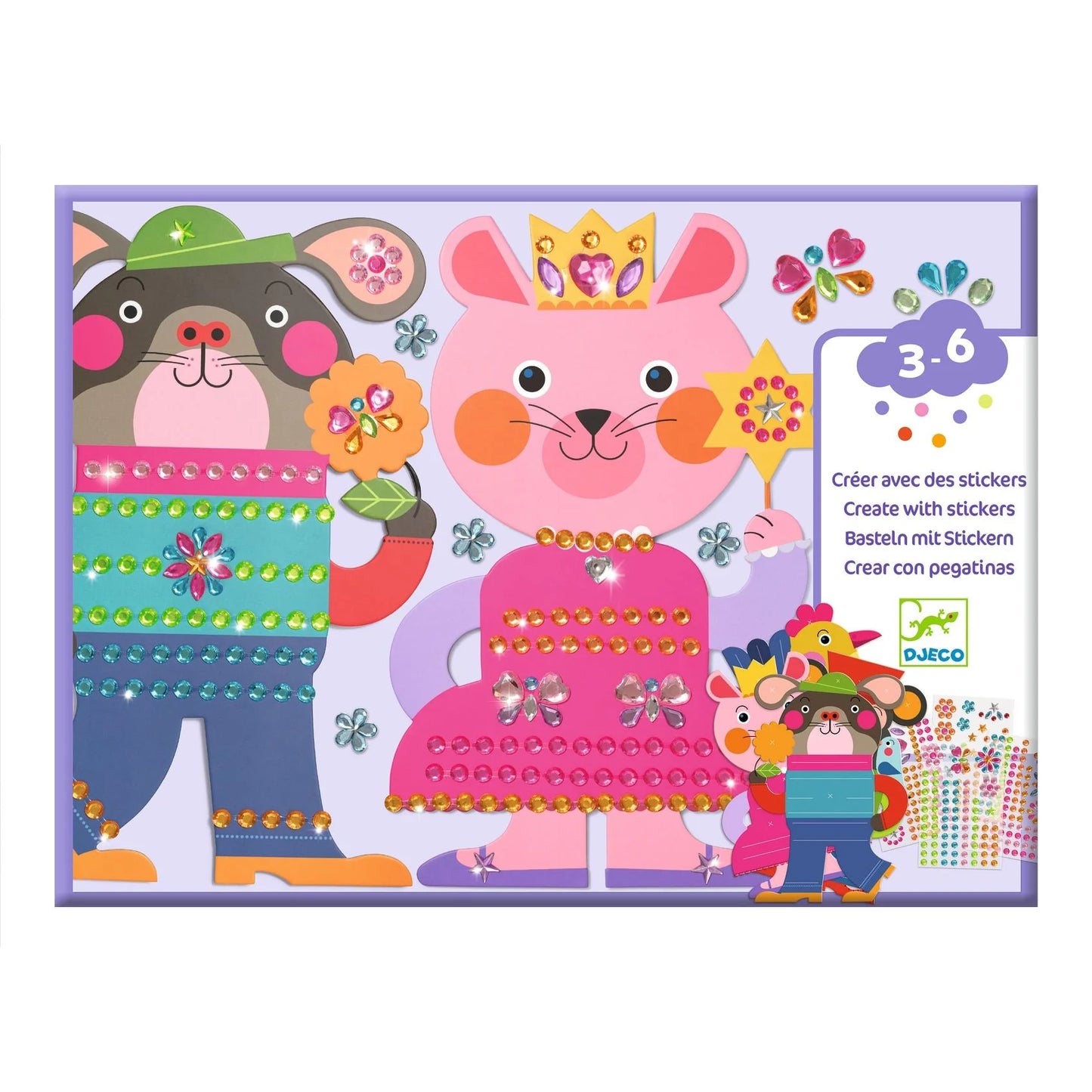 Sparkles Sticker Collage Craft Kit