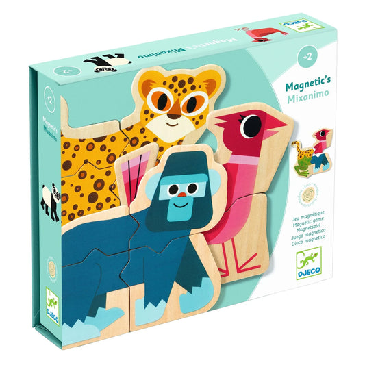 Mixanimo Mix & Match Wooden Animal Magnets