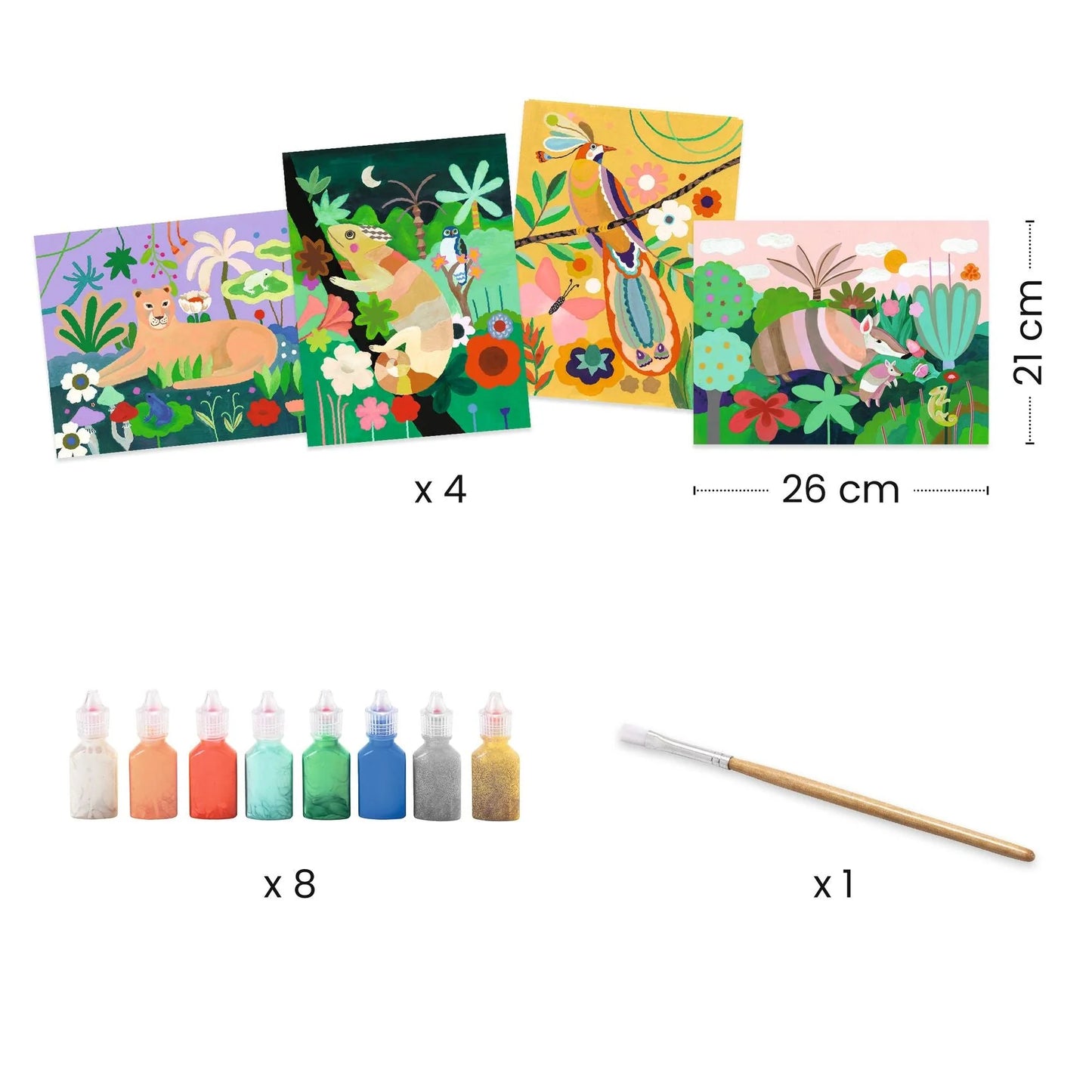 Tropical Forest 3D Painting Activity