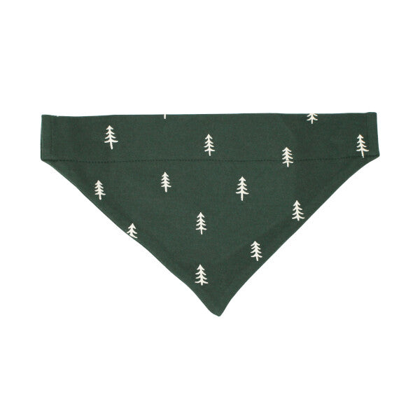 Pine Trees Organic Holiday Pet Bandana