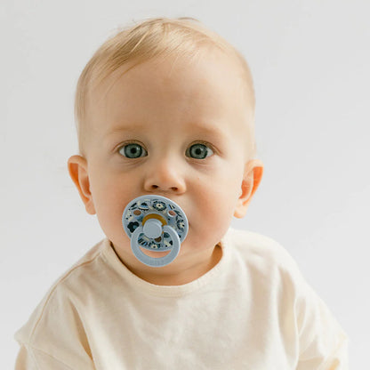 BIBS x LIBERTY Pacifier 2 Pack Bobo - Dusty Blue Mix