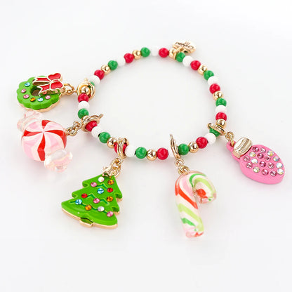 Gold Peppermint Candy Charm