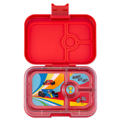 Roar Red 4 Compartment Sandwich Bento Box