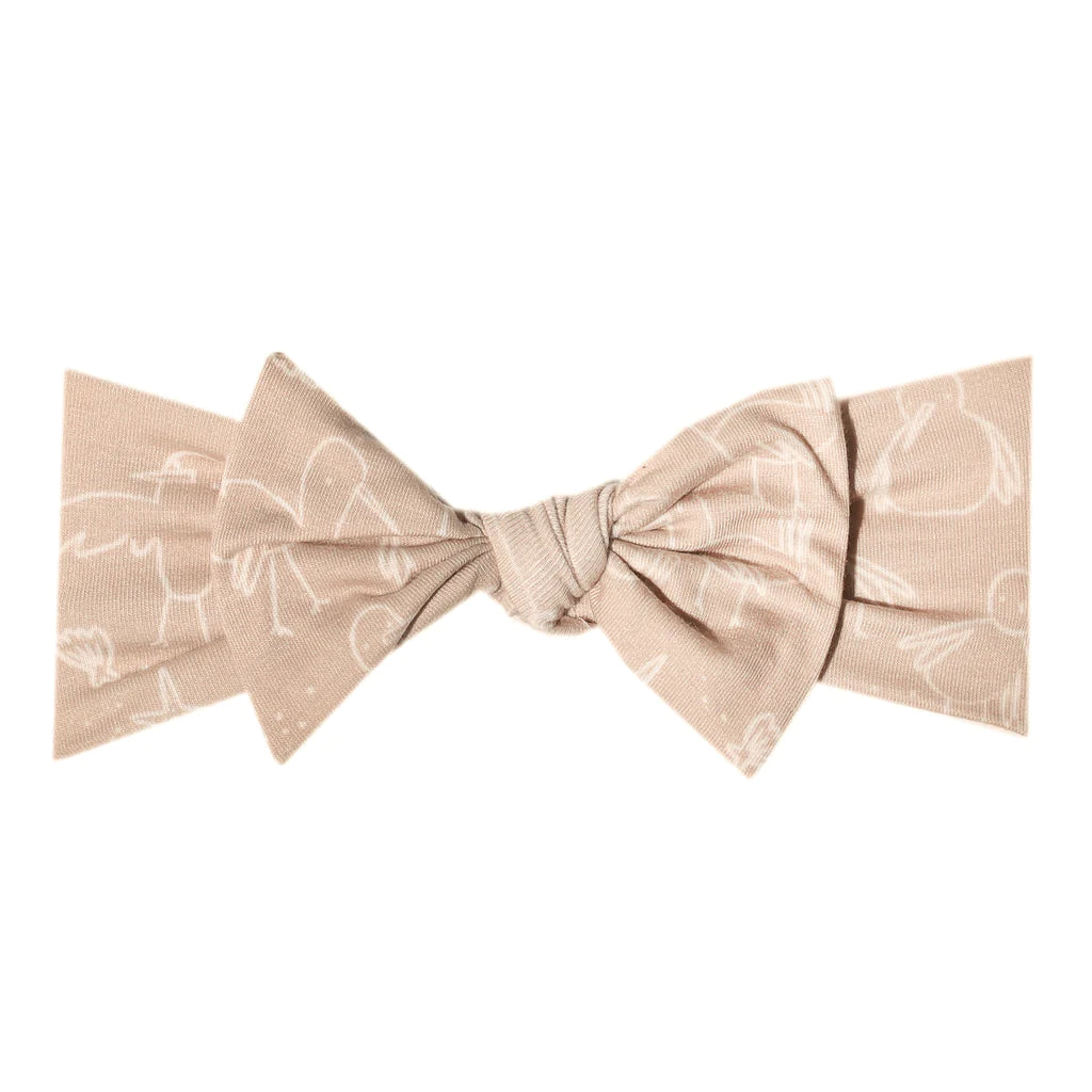 Sandy Knit Headband Bow