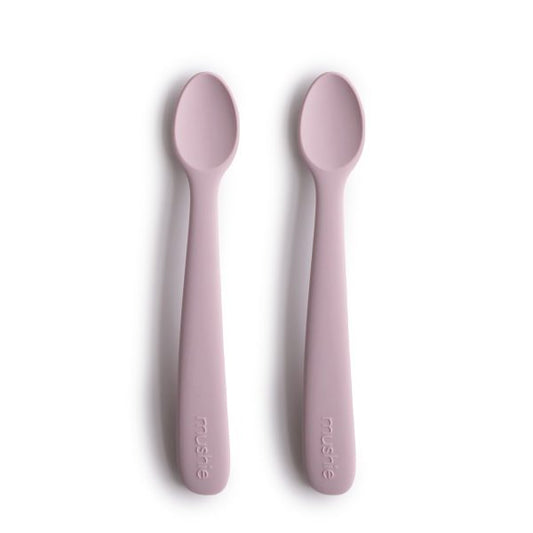 Silicone Feeding Spoons (Soft Lilac) 2-Pack