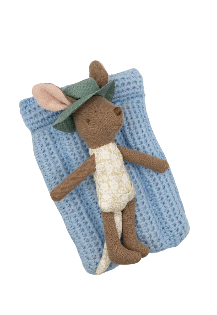 The T'ROO Blue Foatie | Kangaroo Doll Accessory