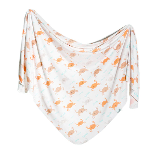 Tide Knit Swaddle Blanket