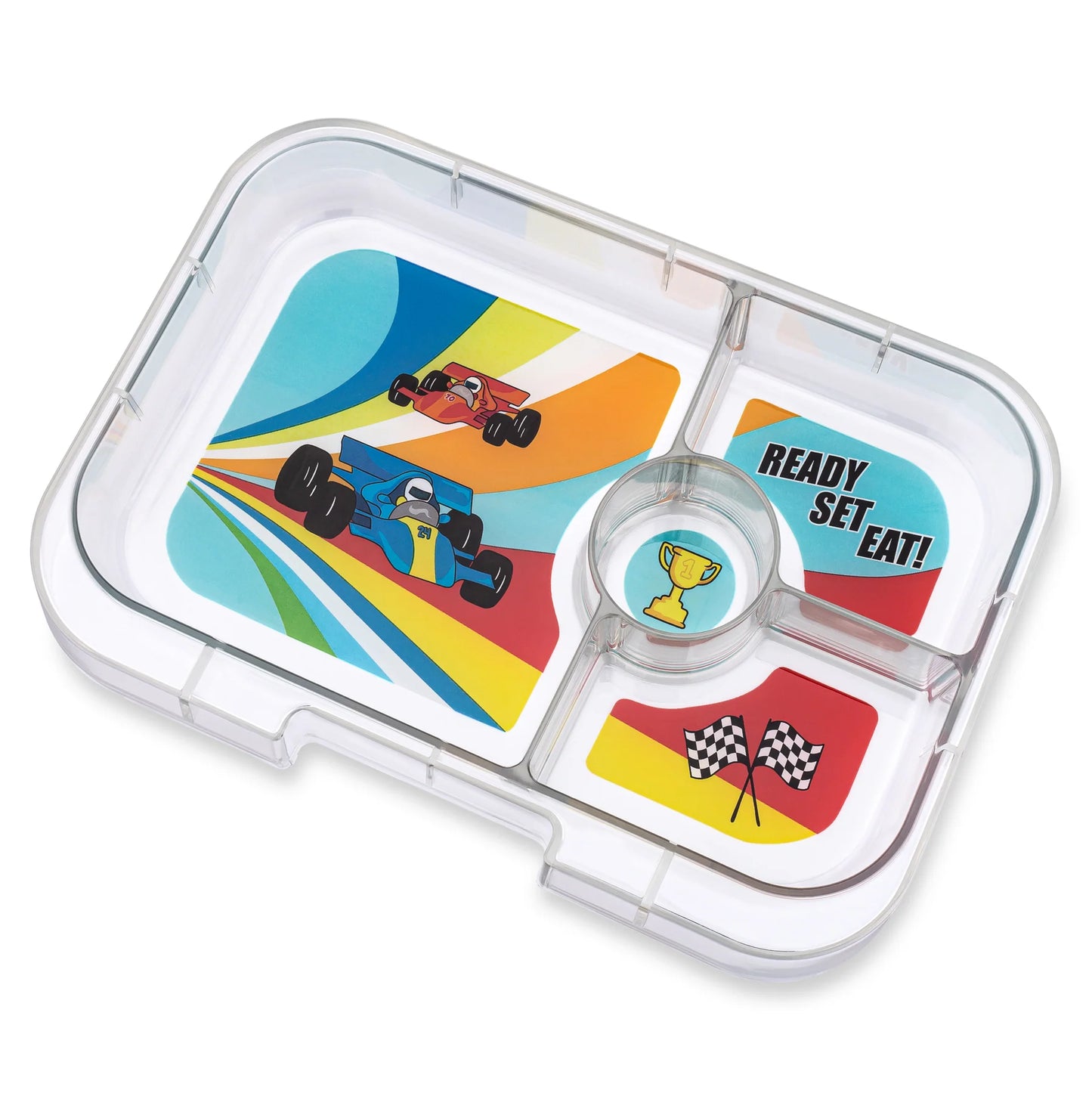 Roar Red 4 Compartment Sandwich Bento Box