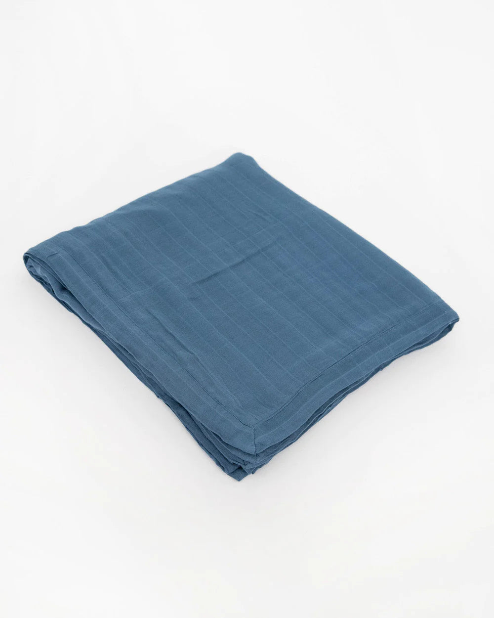 Deluxe Muslin Quilted Throw - Blue Dusk