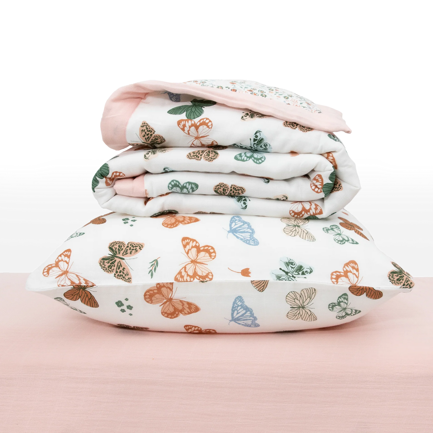 Toddler Bedding 3 Piece Set - Butterflies