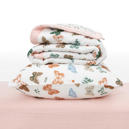 Toddler Bedding 3 Piece Set - Butterflies