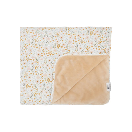 Whimsical Floral Small Ribbed Youth Blanket