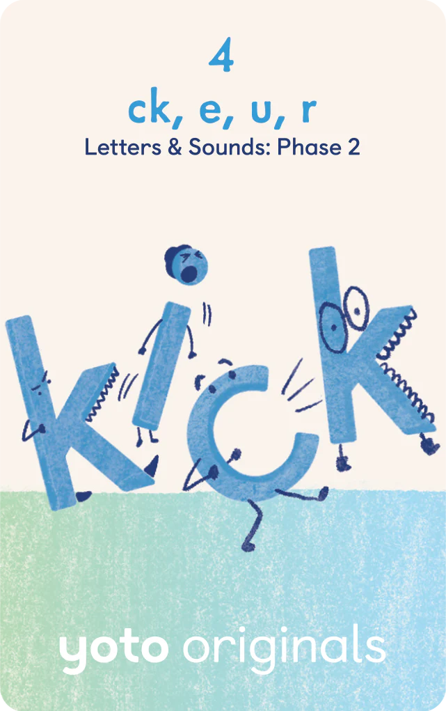 Phonics Letters and Sounds Phase 2- Audiobook Card