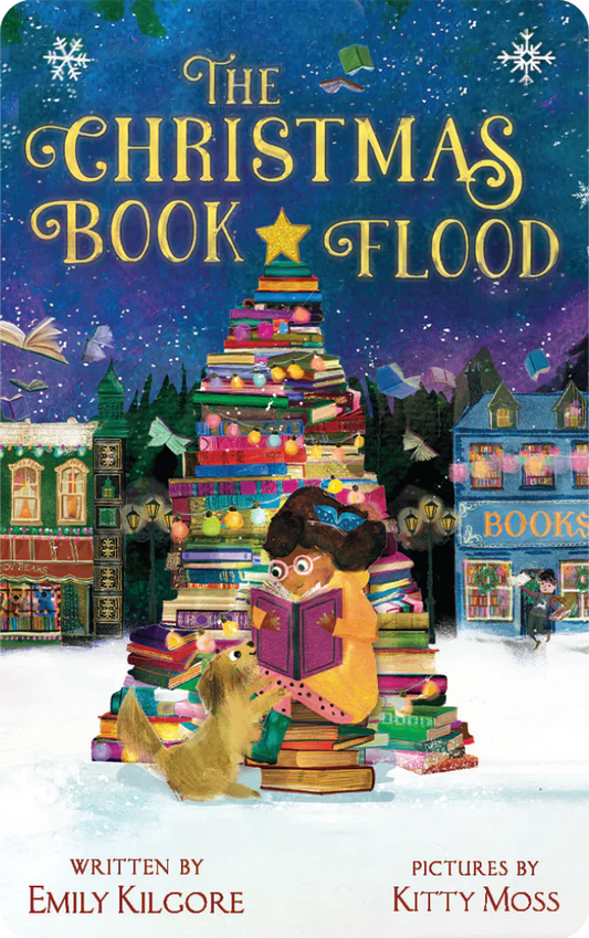 The Christmas Book Flood Audiobook Card