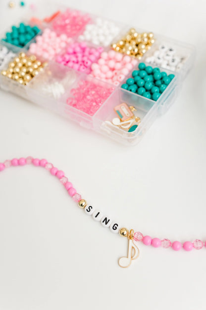 Bubblegum Groove Diy Stretchy Bracelet Craft Kit