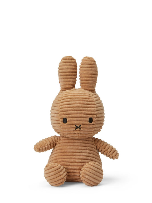 Plush Corduroy Miffy Sitting - Beige - 9"