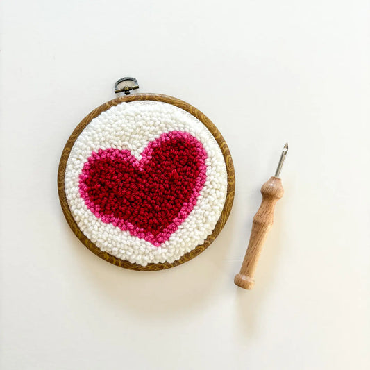 Classic Heart Punch Needle Kit