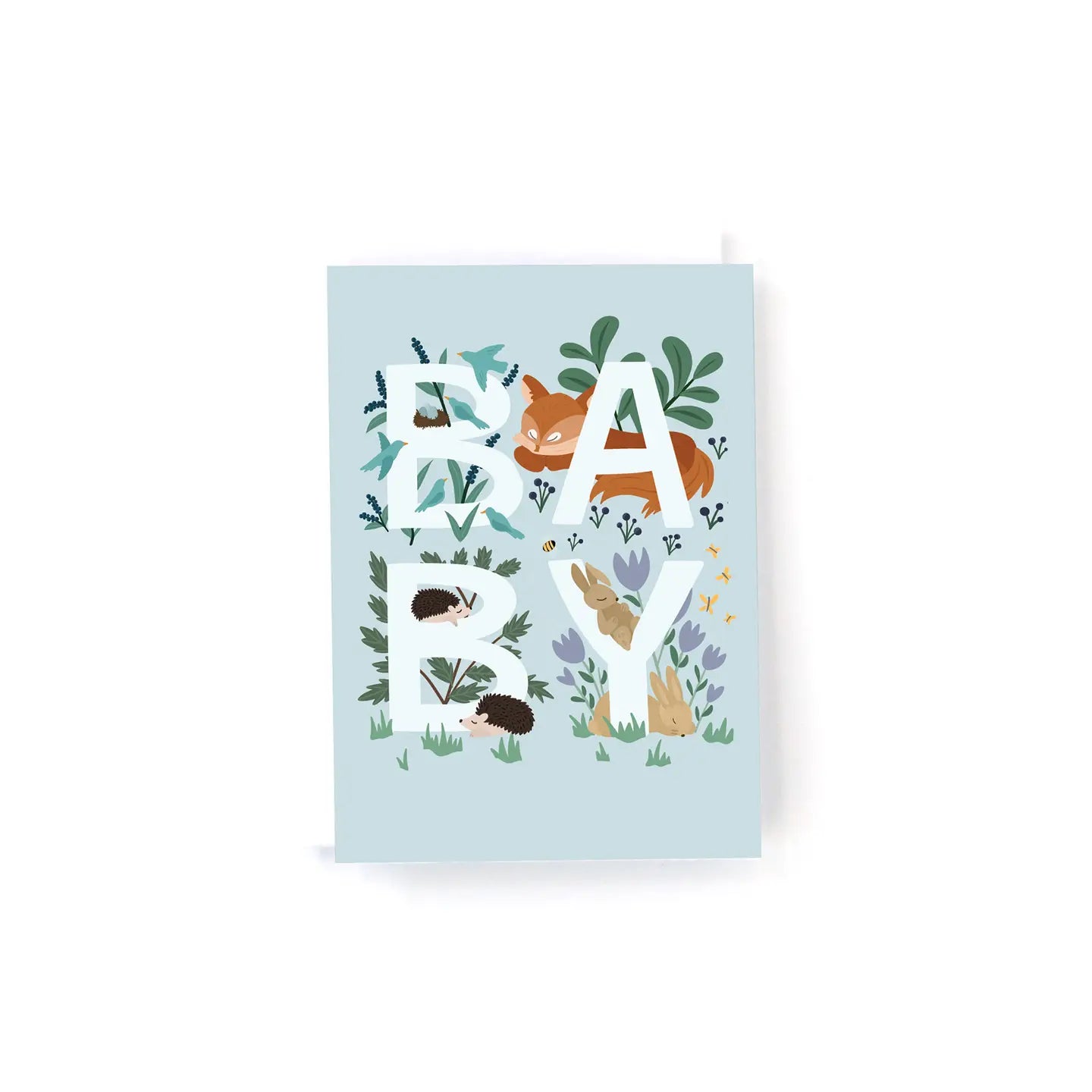 MINI Woodland Baby Greeting Card