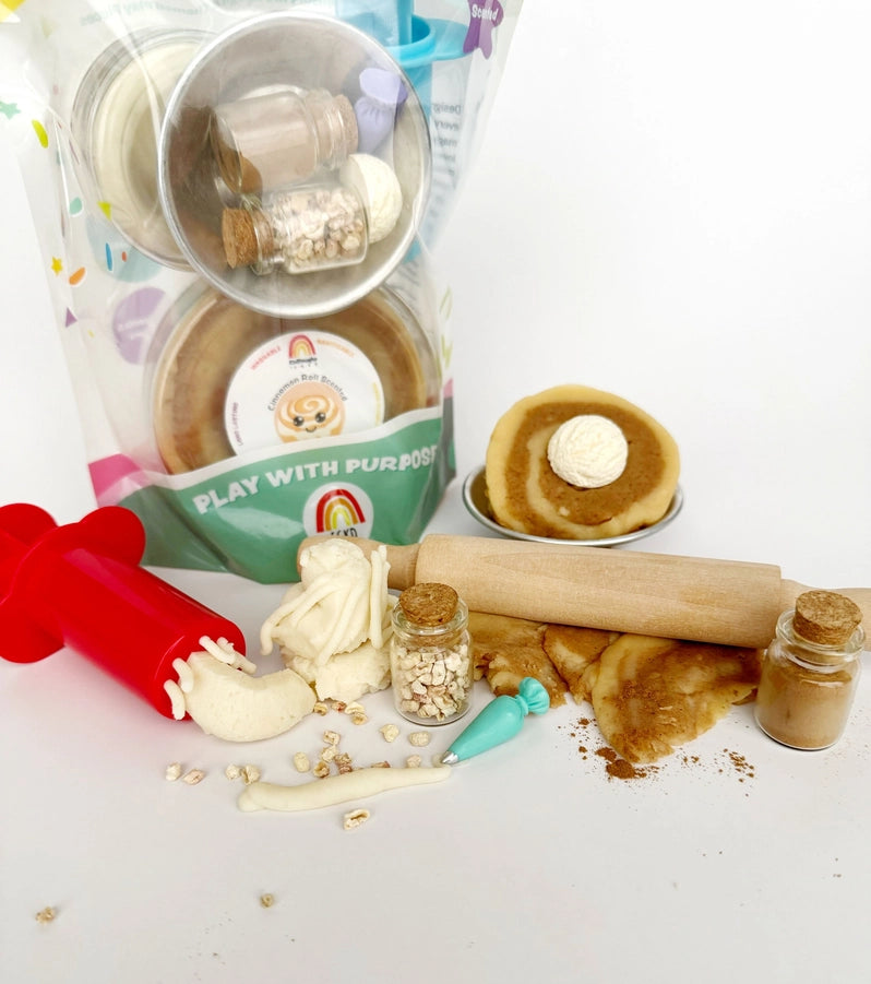 Cinnamon Roll Kiddough Play Kit